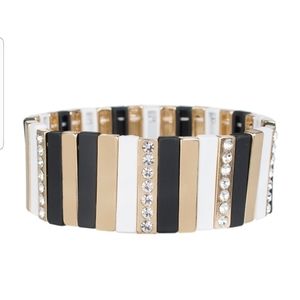 Jardin Rectangle Stretch Bracelet